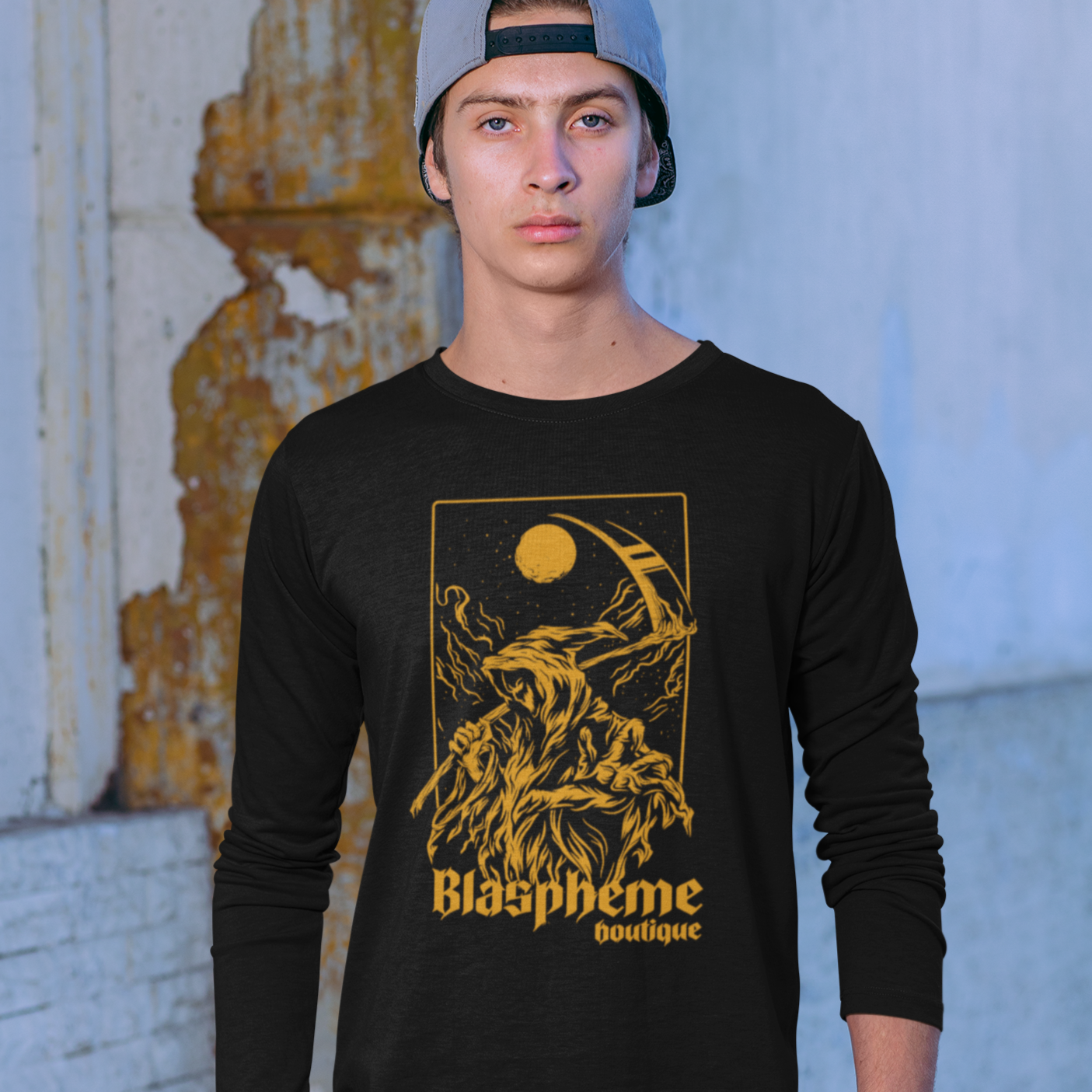 Blaspheme Reaper Long Sleeve T-Shirt