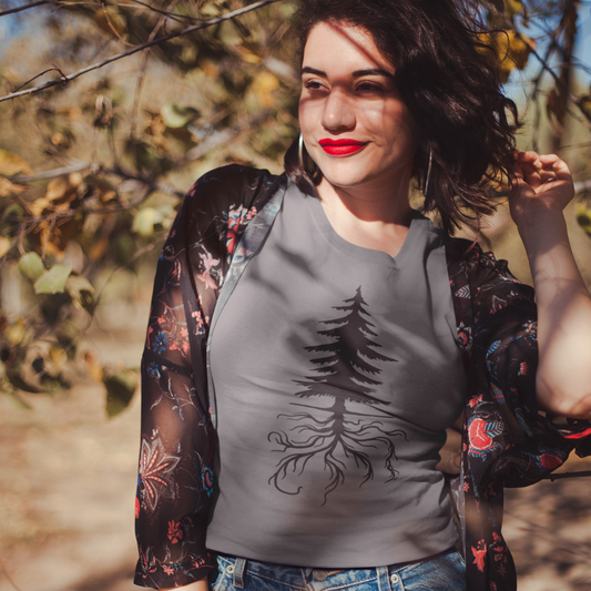 Tree Roots Womens T-Shirt