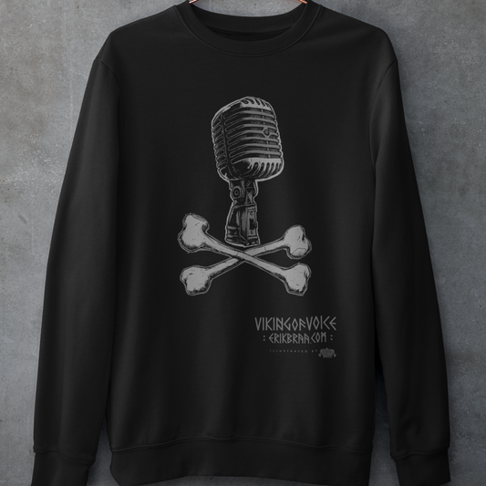Erik Braa Viking of Voice Mic Roger Crew Neck Sweatshirt