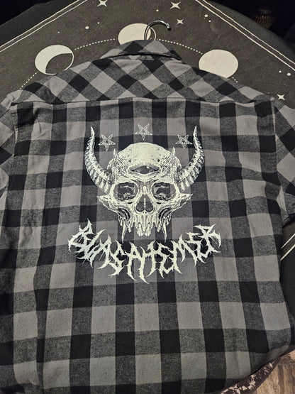 Blasphemer Death Metal Flannel Shirt