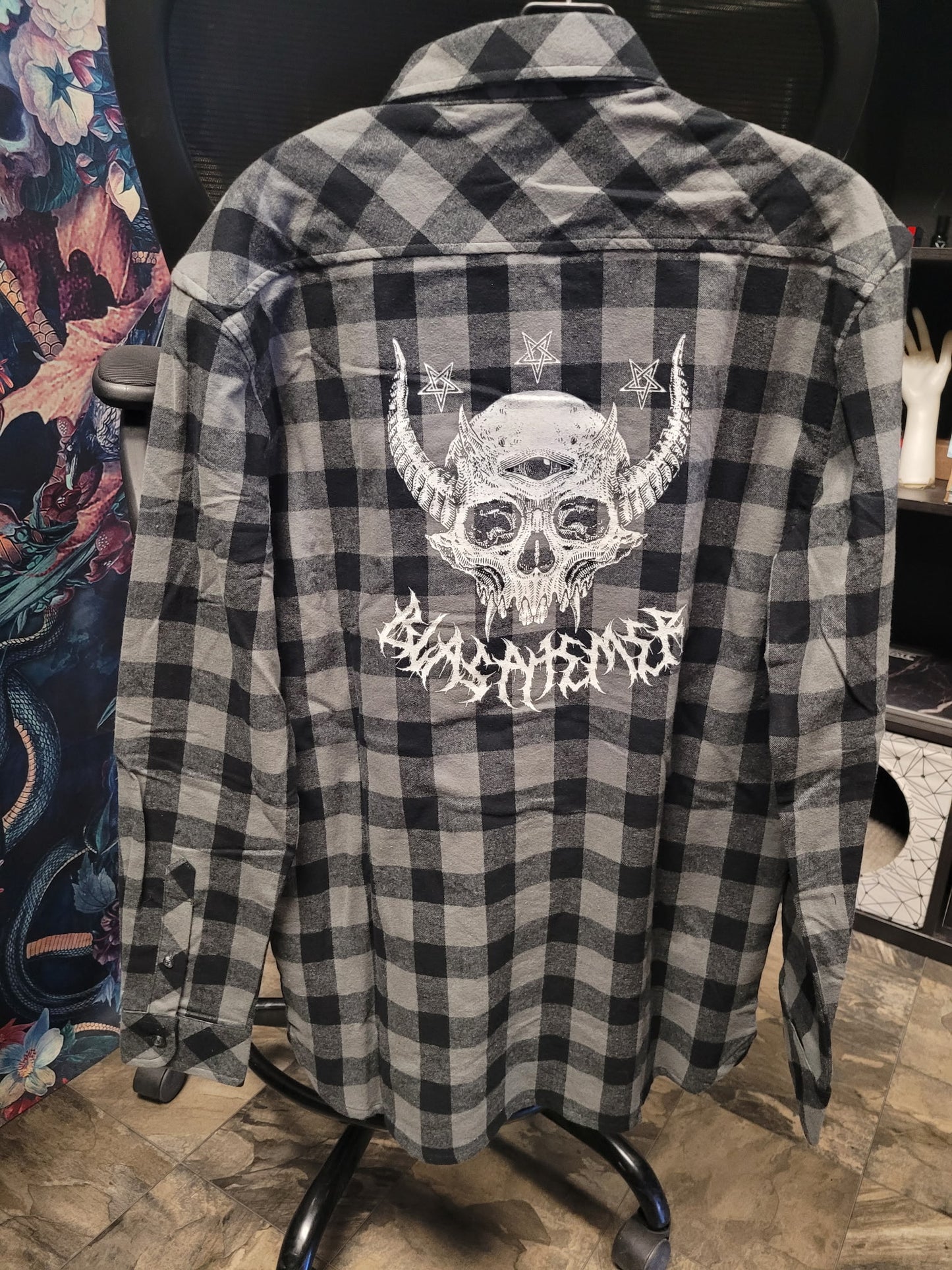 Blasphemer Death Metal Flannel Shirt