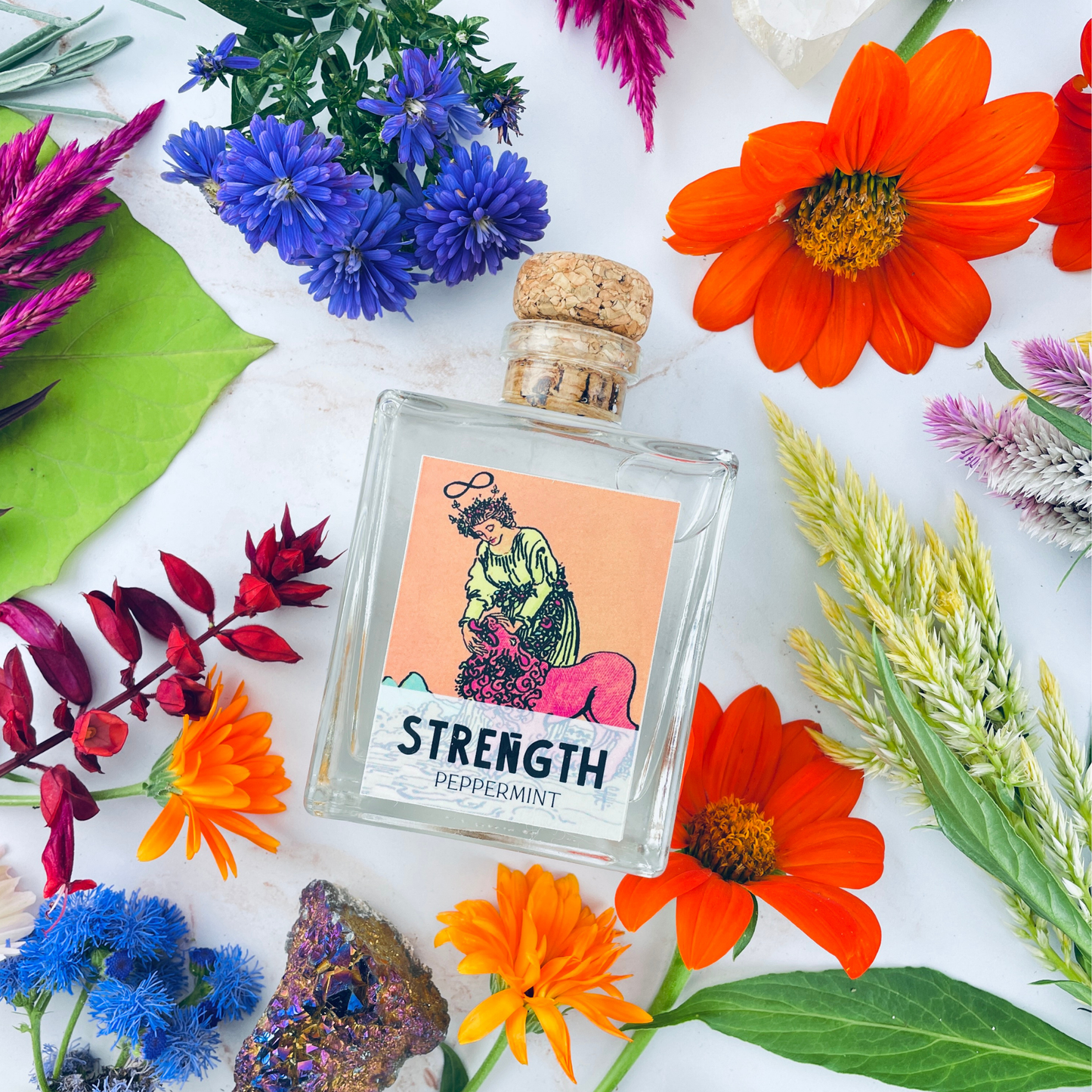 Strength Tarot Card Home Reed Diffuser