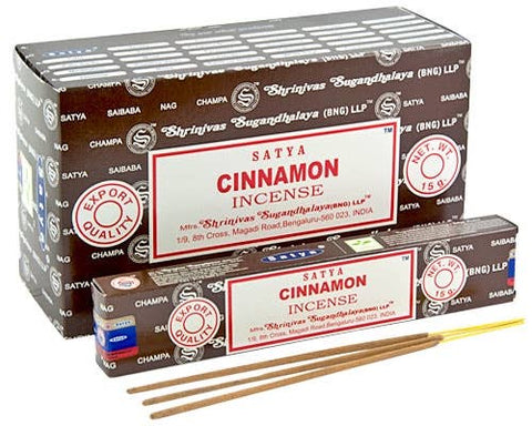 Cinnamon Satya Incense Sticks 15 Gram Packs