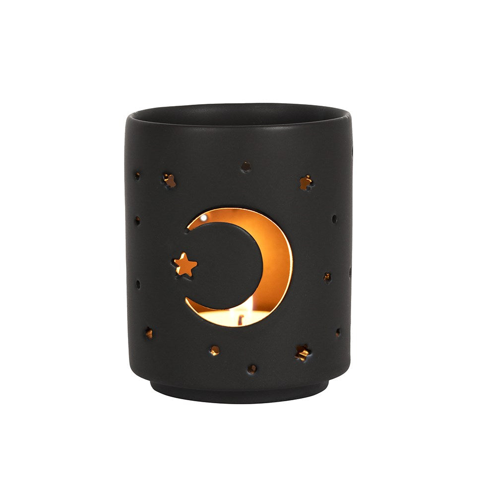 Mystical Moon Cut Out Tea Light Holder