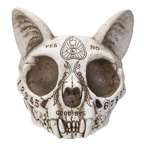 Spirit Cat Skull Dish