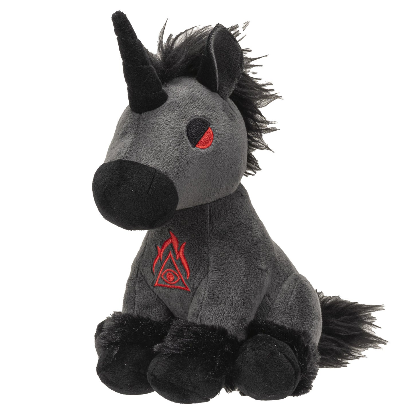 Black Unicorn Plush