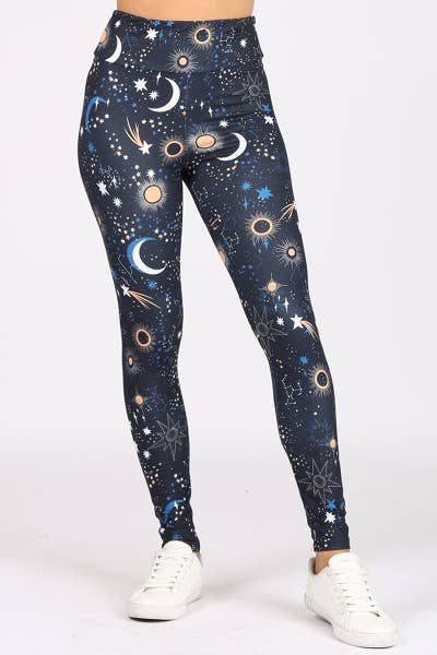 Galaxy Print Legging