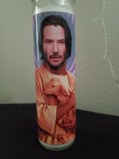 Keanu Saint Candle- St. Keanu