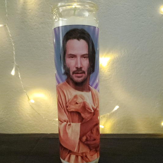 Keanu Saint Candle- St. Keanu