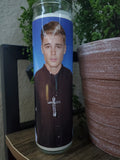 Saint Bieber Candle - Justin Bieber Prayer Candle