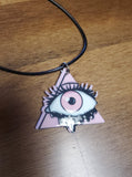 Pastel All Seeing Eye Necklace