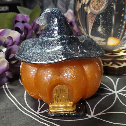 Pumpkin Cottage Stash Jar