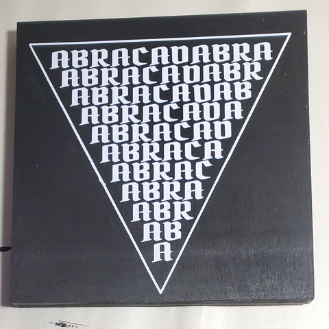 Abracadabra 8x8 Sign