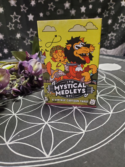 Mystical Medleys: A Vintage Cartoon Tarot