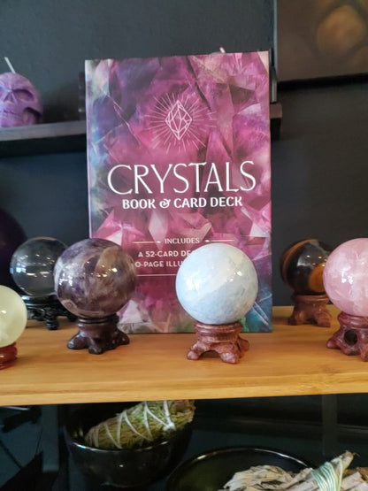 Crystals Book & Card Deck: Includes a 52-Card Deck and a 160-Page Illustrated Book