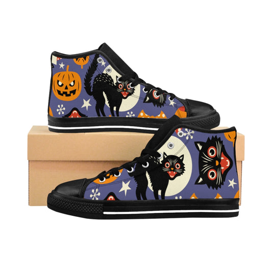 Scaredy Cat Men's High-top Sneakers