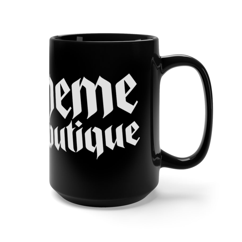 Blaspheme Branded Black Mug 15oz