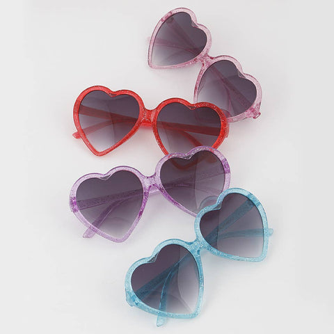 Glittered Heart Sunglasses