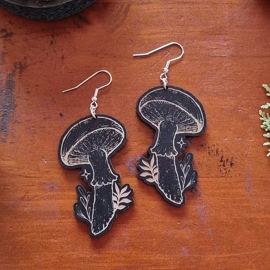 Mushroom Earrings