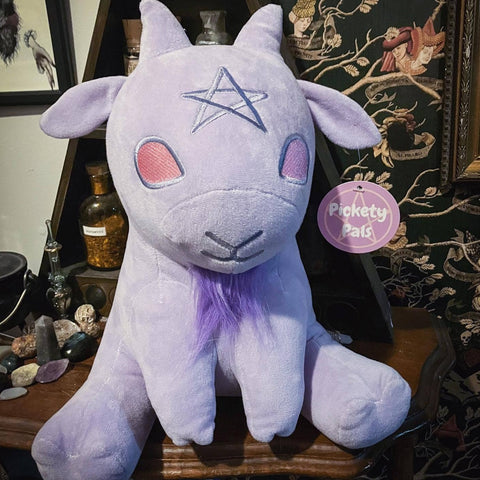 Pickety Pals - "Baphy" - Witchy Baby Goat Plushie