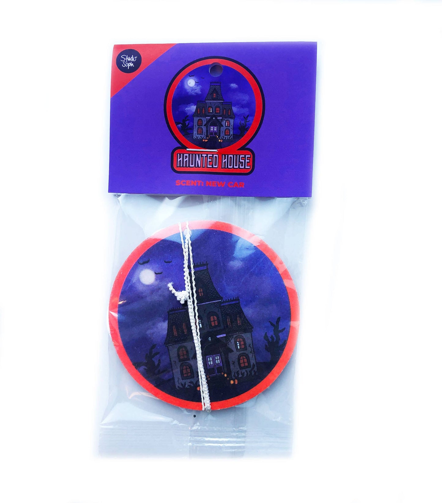 Haunted House Halloween Air Freshener