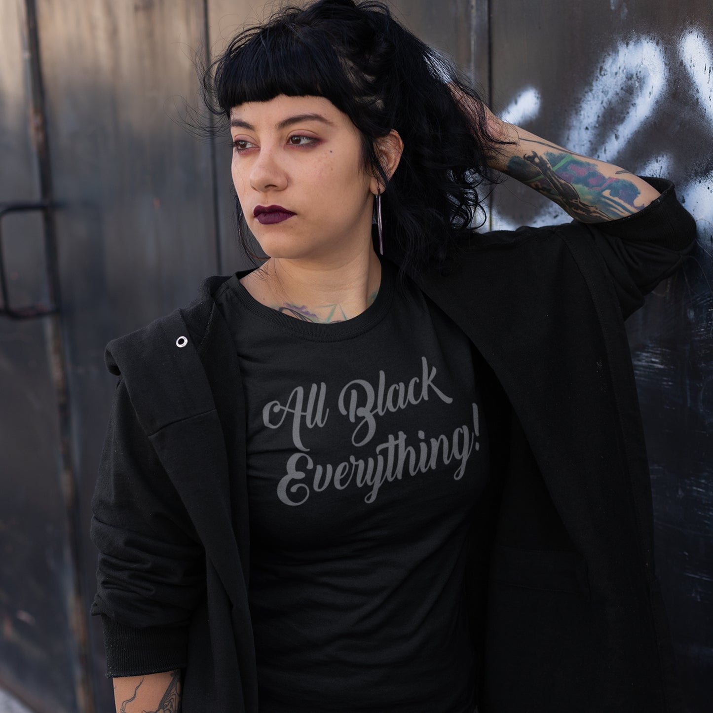 All Black Everything Women's T-Shirt