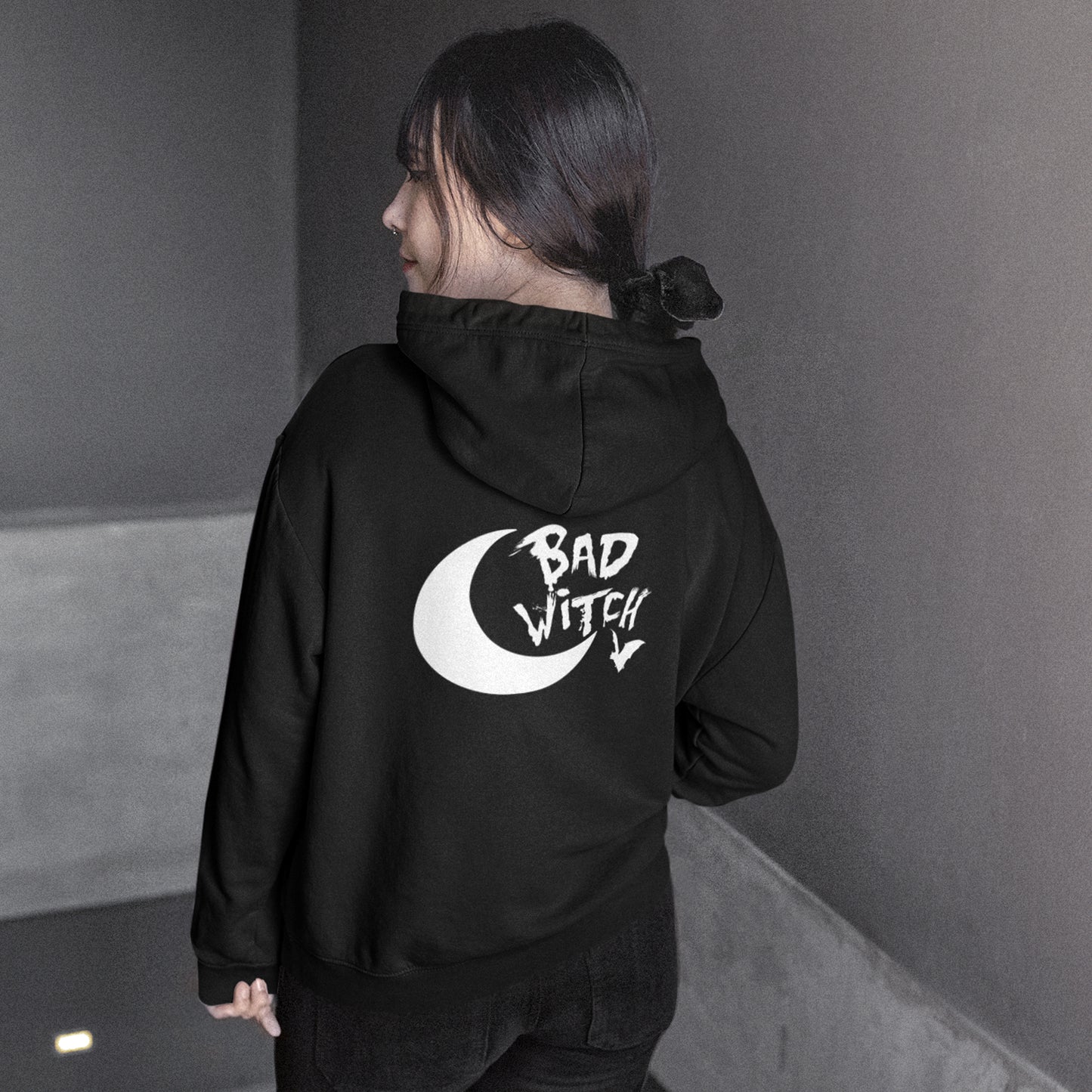 Bad Witch Halloween Hoodie Unisex Full Zip