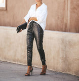 Sequined Joggers