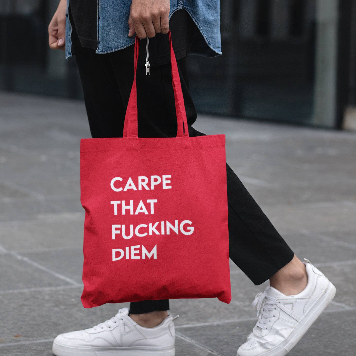 Carpe That Fucking Diem Tote Bag