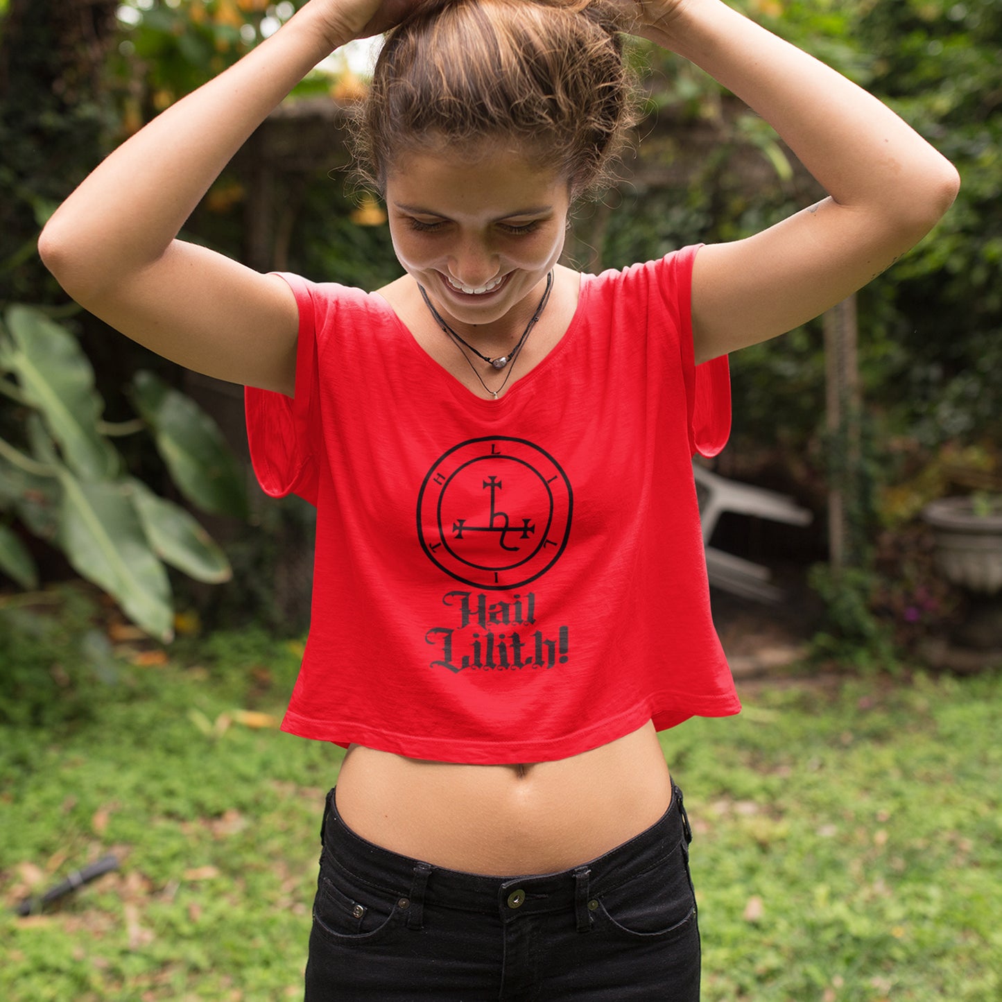 Hail Lilith Crop Top