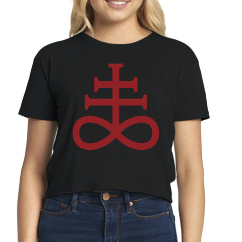 Leviathan Cross Crop T-Shirt