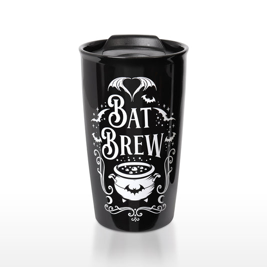 Bat Brew Double Wall Travel Mug