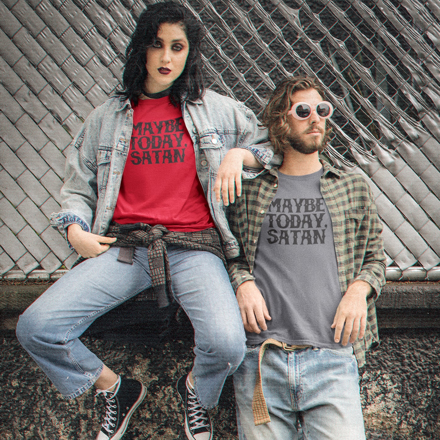 Maybe Today, Satan Unisex T-Shirt