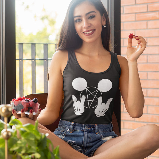 Metal Mouse Racerback Tank Top