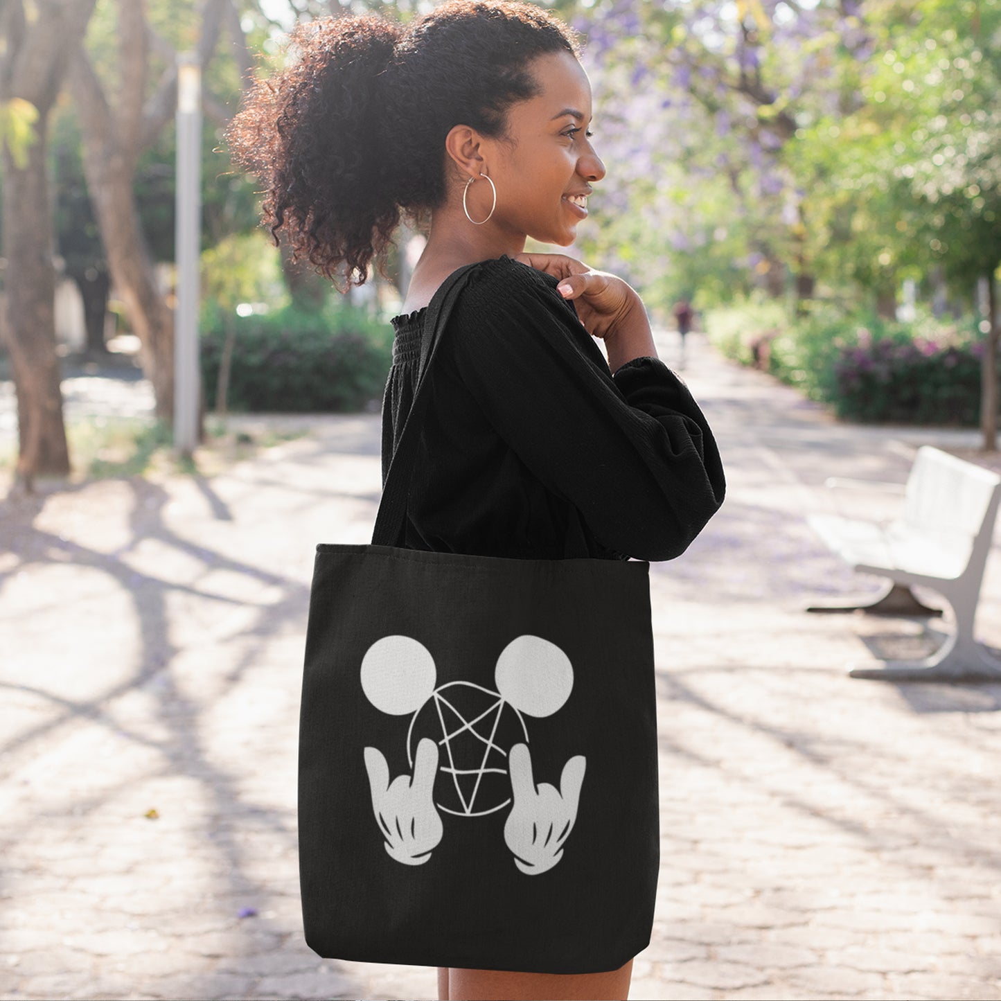 Metal Mouse Tote Bag