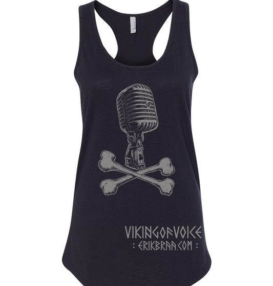 Erik Braa Viking of Voice Mic Roger Racerback Tank