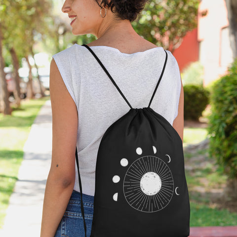 Moon Phase Cinch Backpack