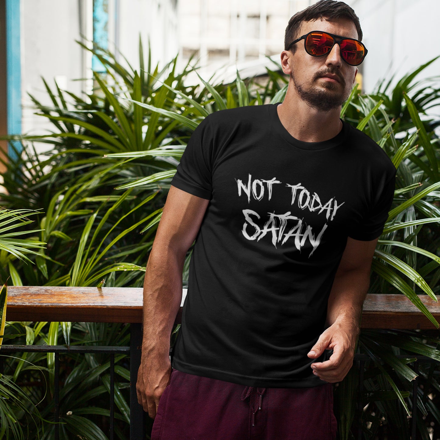 Not Today Satan Unisex T-Shirt