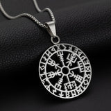 Viking Compass Vegvisir Necklace