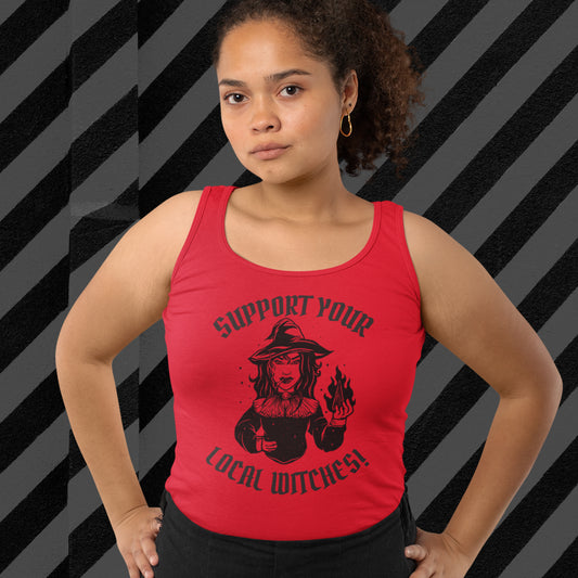 Support Your Local Witches Racerback Tank Top