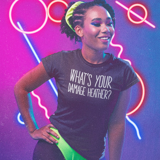What's Your Damage Heather Women's T-Shirt