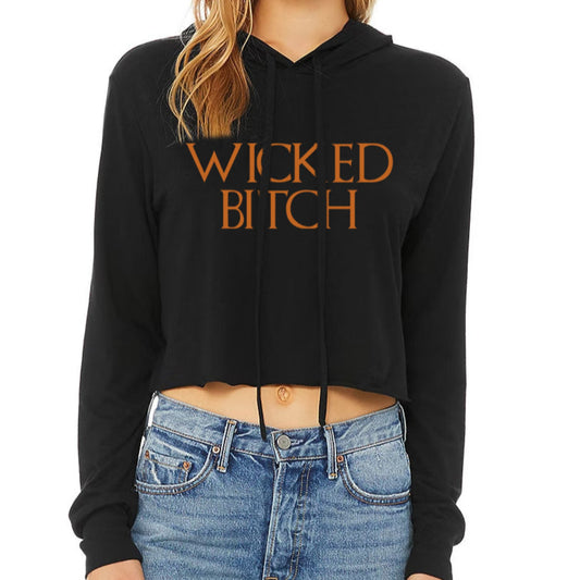 Wicked Bitch Crop Hoodie