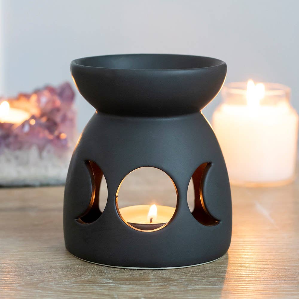 Triple Moon Cut Out Oil Burner and Wax Warmer