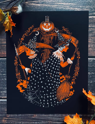 "Witches In The Bramble" - 8x10 Art Print