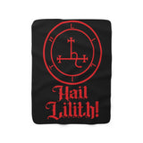 Hail Lilith Sherpa Fleece Blanket