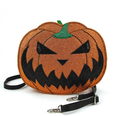 Two Faced Jack O Lantern Cross Body Bag