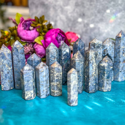 Blue Opal Towers, also known as Peruvian or Andean Opal