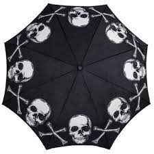 Skull Handle Anatomical Bones Umbrella