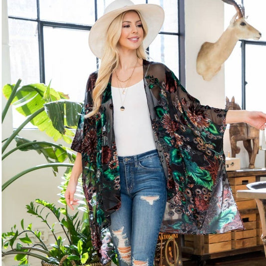 Florale Kimono