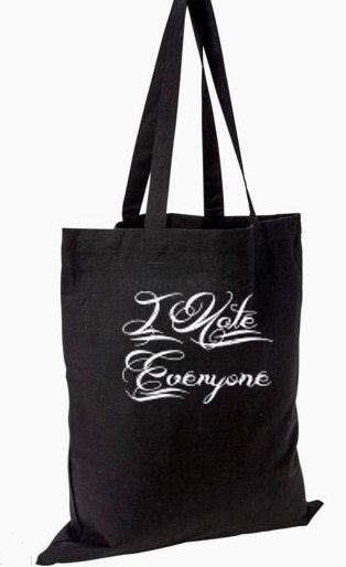 I Hate Everyone Canvas Tote Bag